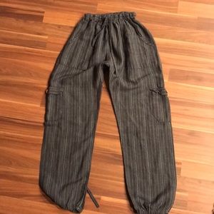 Bohemian style linen pants